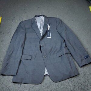 NEW Tommy Hilfiger Wool Blend Blazer Gray Mens 44L